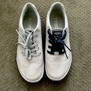 Nobull white canvas trainers